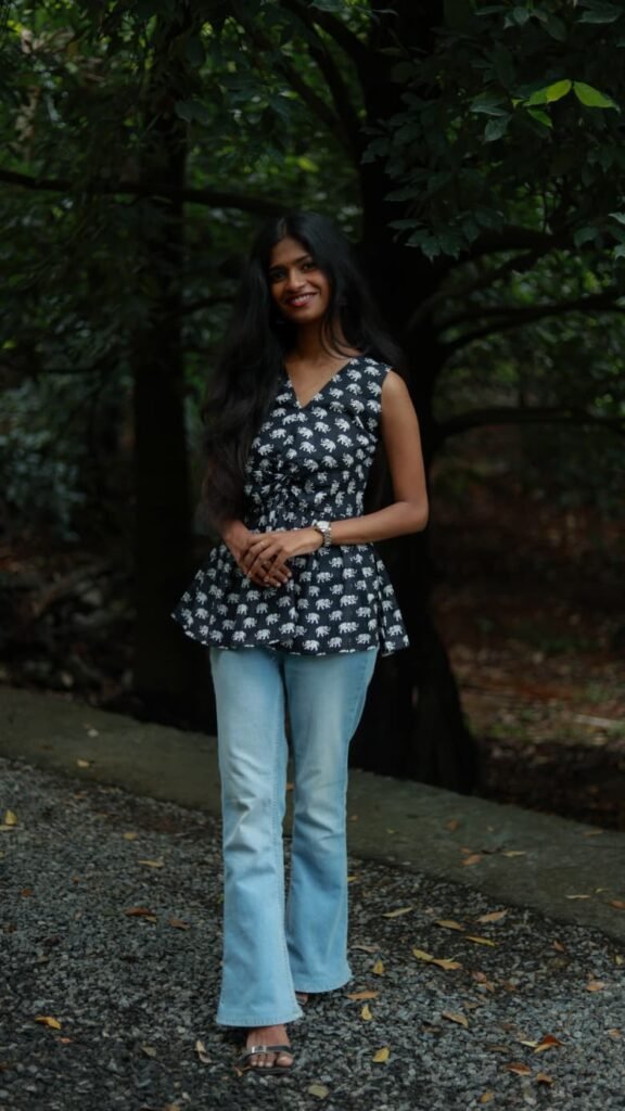 Serene Women’s Short Top – Everyday Casual Wear