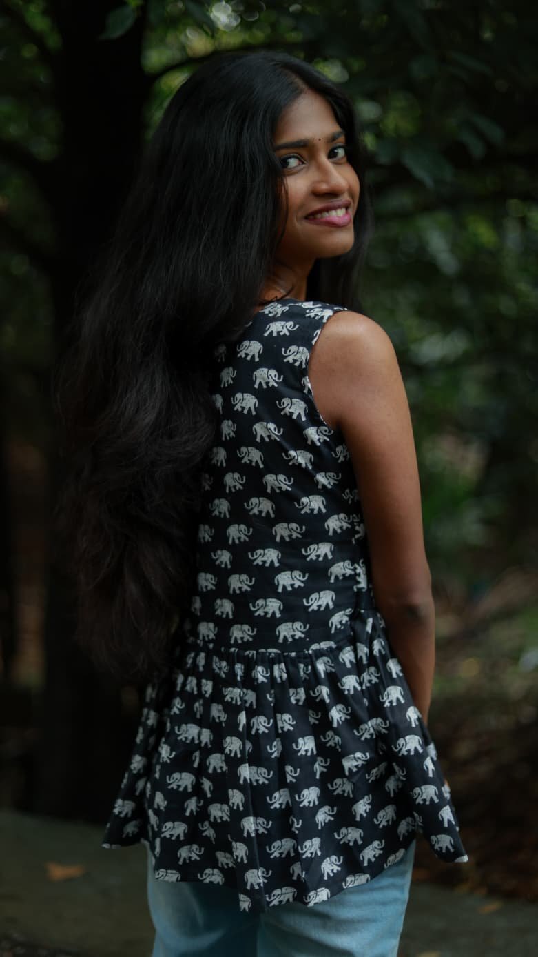 Serene Women’s Short Top – Everyday Casual Wear - Image 3