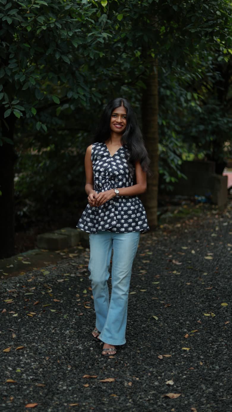 Serene Women’s Short Top – Everyday Casual Wear - Image 4